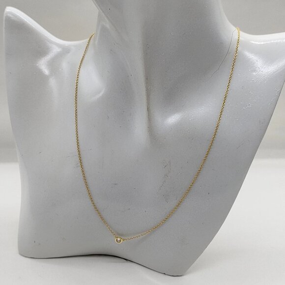 Authentic Tiffany and Co. Necklace By the yard Peretti Natural Diamond mn650-111 - Picture 3 of 10